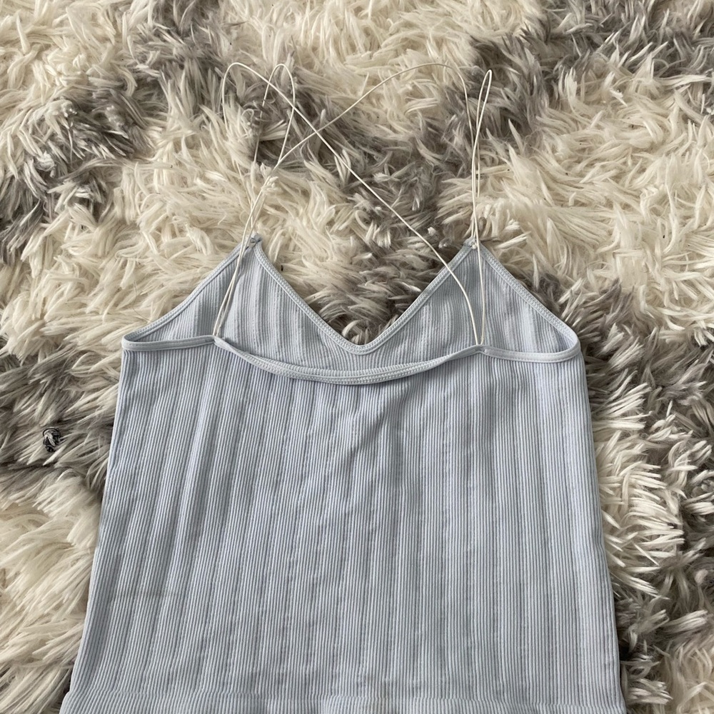 Light blue crop top. Size M/L.